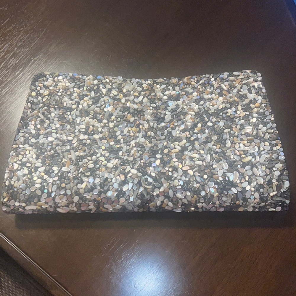 Stone clutch or crossbody bag